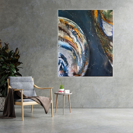 Kunstdruck Kosmische Begegnung