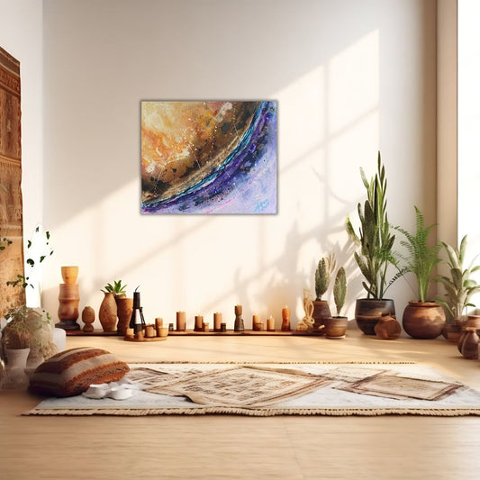 Kunstdruck Lichtader der Erde