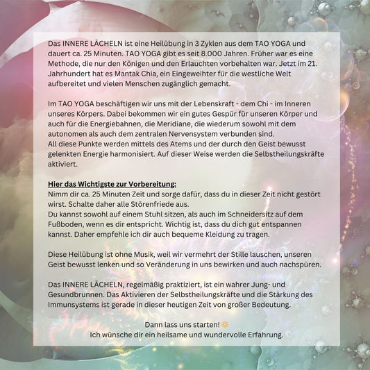 Tao-Heilübung: Aktiviere deine Selbstheilungskräfte