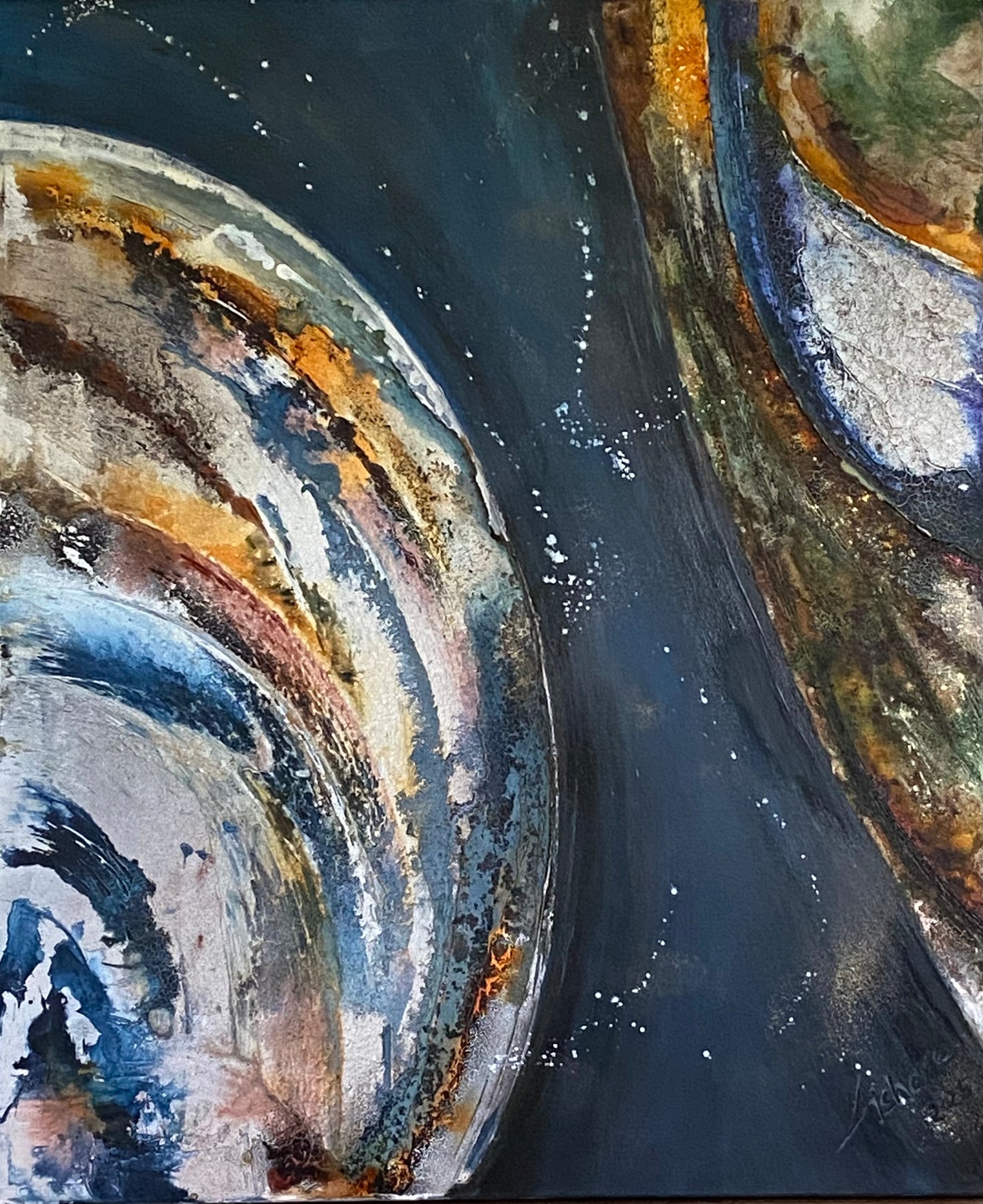 Kunstdruck Kosmische Begegnung