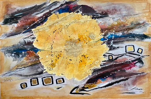 Kunstdruck Verwurzelt im Sein – Strahlkraft aus der Mitte